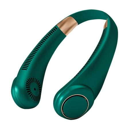 

EDFRWWS Bladeless Neck Fan 3-speed Electric Fan for Indoor Outdoor Sports (Green)
