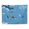 thumbnail image 5 of BCIIG  Ocean Animal Shark Wall Decal, Under The Sea Marine Life Theme Sticker for Kids Room Bathroom Nursery Undersea Fishes Wall Art Decor, 5 of 6