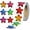 Sparkly Rainbow-1 Pack, variant on 500 PCS Holographic Gold Star Stickers for Kids Reward, 1 inch Self Adhesive Metallic Glitter Foil Stickers for Behavior Chart Labels, Student Planner and Teacher Supplies