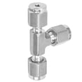 thumbnail image 3 of Conector De Virola De Compresión, Camiseta De Diámetro Igual, Acero Inoxidable 316, Forjado SS-600-3, 3 of 7