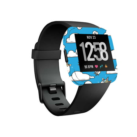 MightySkins Skin Compatible With Fitbit Versa Smartwatch - 90s Fun | Protective, Durable, and Unique Vinyl Decal wrap cover | Easy To Apply, Remove, and Change Styles | Made in the
