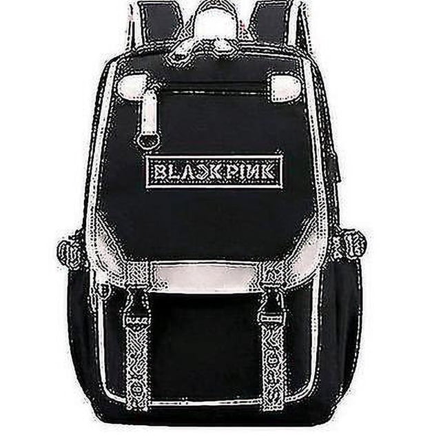 Mochila Blackpink Mochila recargable USB Mochila escolar para estudiantes (hy)