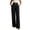 Black, variant on Bzdzmqm Women's High Waisted Wide Leg Trousers with Pockets Flowy Casual Loose Long Pants for Summer Beach Work Lounge, Gray M