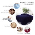 thumbnail image 5 of All Season Plush Fleece Blanket, 280GSM Lightweight Rib Stripe Flannel Bed Blanket- No Fading,Shrink Resistant,Solid Color,Queen,King, 5 of 8