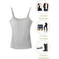 thumbnail image 6 of QRIC Women Padded Built-in Shelf Bra Camisole Summer Tank Top for Women Adjustable Straps (S-3XL), 6 of 7