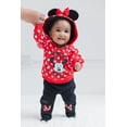thumbnail image 2 of Set de disfraz de Minnie Mouse de Disney para recién nacidos de 0 a 3 meses, rojo, 2 of 7