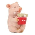 thumbnail image 2 of Statues d'Animaux, Statue de Cochon Décorative Style Mignon pour Extérieur, 2 of 8
