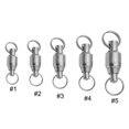 thumbnail image 1 of Conector giratorio de rodamiento de bolas de 20 piezas, equipo de Terminal de pesca rodante (tamaño 5), 1 of 4