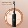 thumbnail image 6 of ZFYXGS Travel Electric Toothbrush for Adults with Case, 4 Brush Heads and 6 Modes, Black, 6 of 6