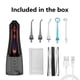 thumbnail image 5 of Vogacara Irrigador de eléctrico de gran capacidad de 300ml, irrigador de con carga USB con bolsa de almacenamiento, accesorios de Cuerpo del baño Negro Vogacara CE014122-02B, 5 of 6