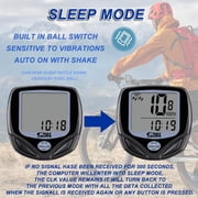 POINTERTECK Bike Speedometer Waterproof Wireless Bicycle Bike Computer and Cycling Odometer with Multi-Function LCD Backlight Display