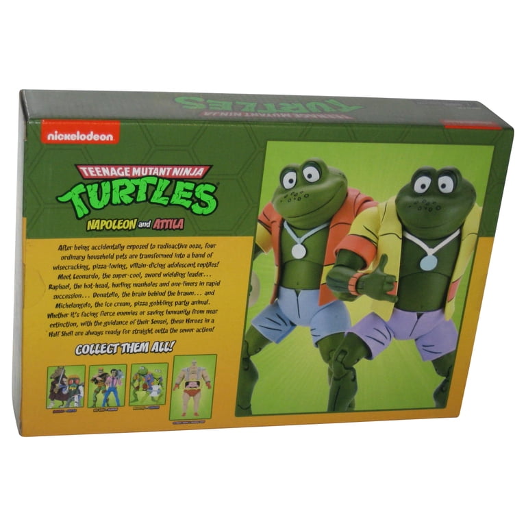 Teenage Mutant Ninja Turtles – GENGHIS & RASPUTIN FROG – pack 2 figurines Les Tortues ninja – NECA – Le Comptoir Original