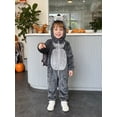 thumbnail image 5 of RUINIXCW Girls Boys Halloween Animal Long Sleeve Hooded Zip Up Wolf Jumpsuit, 5 of 8