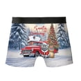 thumbnail image 2 of Santa is Coming British Shorthair Merry Christmas Xmas Noel Truck Tree All Over Print Boxer Briefs Underwear for Men Dad Cat Lover Kitten Owner Gifts - 02023, 2 of 6