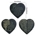 thumbnail image 2 of Kearding Duelo Piedra conmemorativa Familias Mascotas Memoria Piedras decorativas Simpatía Regalos Accesorio para interior Jardín al aire libre Jardín y Patio Balancearse Tamaño 15x15cm Kearding HA063112-05, 2 of 6