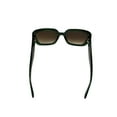thumbnail image 4 of Quay Australia Full Glam Square Sunglasses Frosted Green Brown, 4 of 6