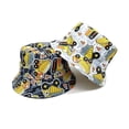 thumbnail image 5 of Vrotazzy Seasonal Print Fisherman Hat Reversible Sun Cap for Kids Boys Girls Lightweight Outdoor Wide Brim Sun Summer,Sizes 1-6 Years, 5 of 6