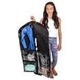 thumbnail image 6 of URSOFINE Waterproof Hanging Garment Bag 40 inch Clothes Bag with Gusset, 5 Pockets Side Zip for Dance Costumes Sports Skating Theatre Pageants Cheer Cosplay, 6 of 10