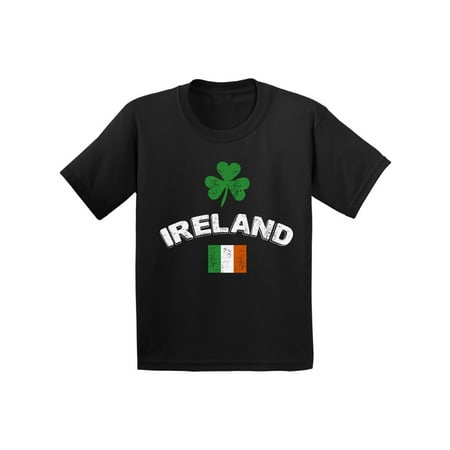 Awkward Styles St Patrick Day Shirt Ireland T Shirt for Kids Irish Flag Vintage Kids Shirt Irish Pride St Patrick Shirts Lucky Shamrock Tshirt Irish Clover Gifts for Boys and Girls Irish Shirt Gifts