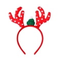 thumbnail image 1 of ICQOVD Hot Christmas Headband Santa Party Decor Double Hair Clasp Hoop, 1 of 2