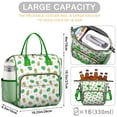 thumbnail image 5 of Insulated Lunch Bag Women, Leakproof Large Lunch Box, Reusable Lunch Cooler Bag with Adjustable Strap, Lunch Tote Bag for Work Women,Green Avocados Pattern Lunch Tote Bags Gifts for Woman, Mom, 5 of 6