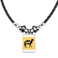 thumbnail image 1 of the voice of nurmel desert corps collar a mano colgante de cuerda de cuero Unbranded M, 1 of 3