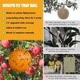 thumbnail image 7 of ACDANC 6 Sets Indoor Flying Insect Trap Balls, Yellow Sticky Bug Balls House Plants Kitchen Drains Yards Gardens Indoor Outdoor, Fruit Fly Killer and Mosquito Catcher, 7 of 7