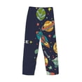 thumbnail image 5 of Sigee Space Print Men's Pajama Pants - Soft Lounge Sleep Bottoms with Elastic Waistband and Pockets-XX-Large, 5 of 9