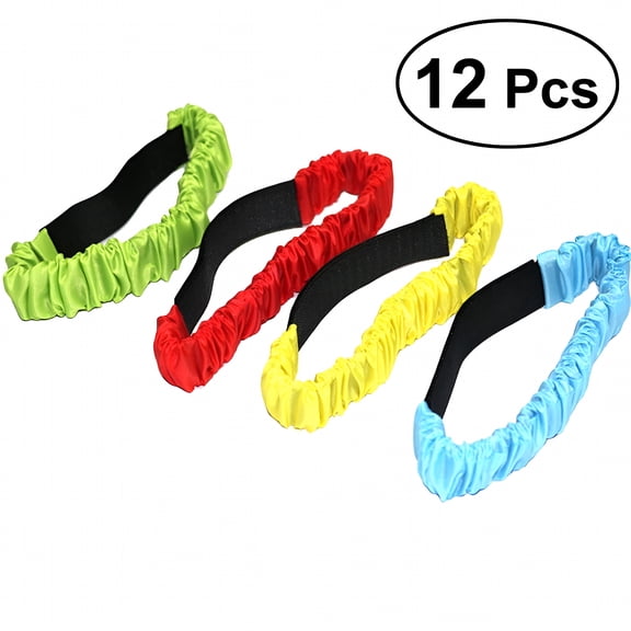 BESTSKY 3 Legged Race Bands 12Pcs Relay Race Game Carnival or Field Day Games Indoor Outdoor Team Building Game Party Supplies for Kids Adults