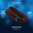 thumbnail image 3 of ARMORAY Ice Silk Neck Gaiter Face Mask, 12 Pack Sun Protection Bandana, Cool Breathable Tube Mask for Fishing, Hiking, Running, Cycling, Windproof Outdoor Scarf Wine Red, 3 of 8