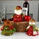 thumbnail image 1 of Bolsas de regalo navideñas con cremallera - Bolsitas de lino para regalos y caramelos navideños, 19x29cm (7,5x11,5in) - Decoraciones de muñeco de nieve de Papá Noel, 1 of 6
