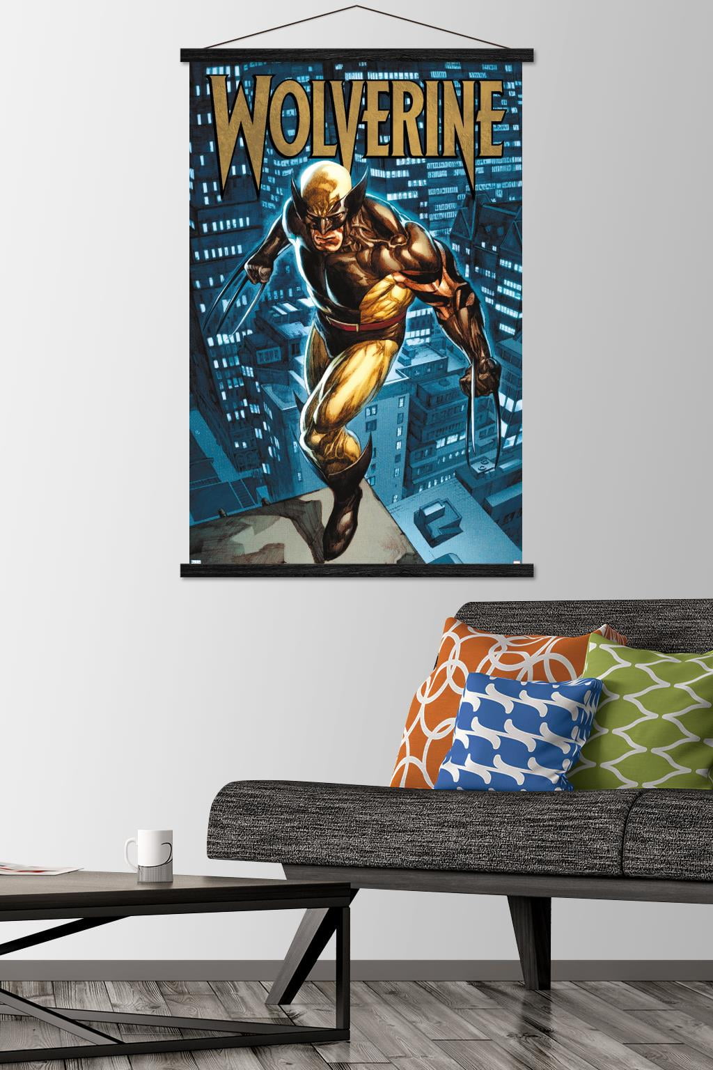 Marvel Comics - Wolverine - Dark Wolverine #77 Wall Poster with Wooden Magnetic Frame, 22.375" x 34"
