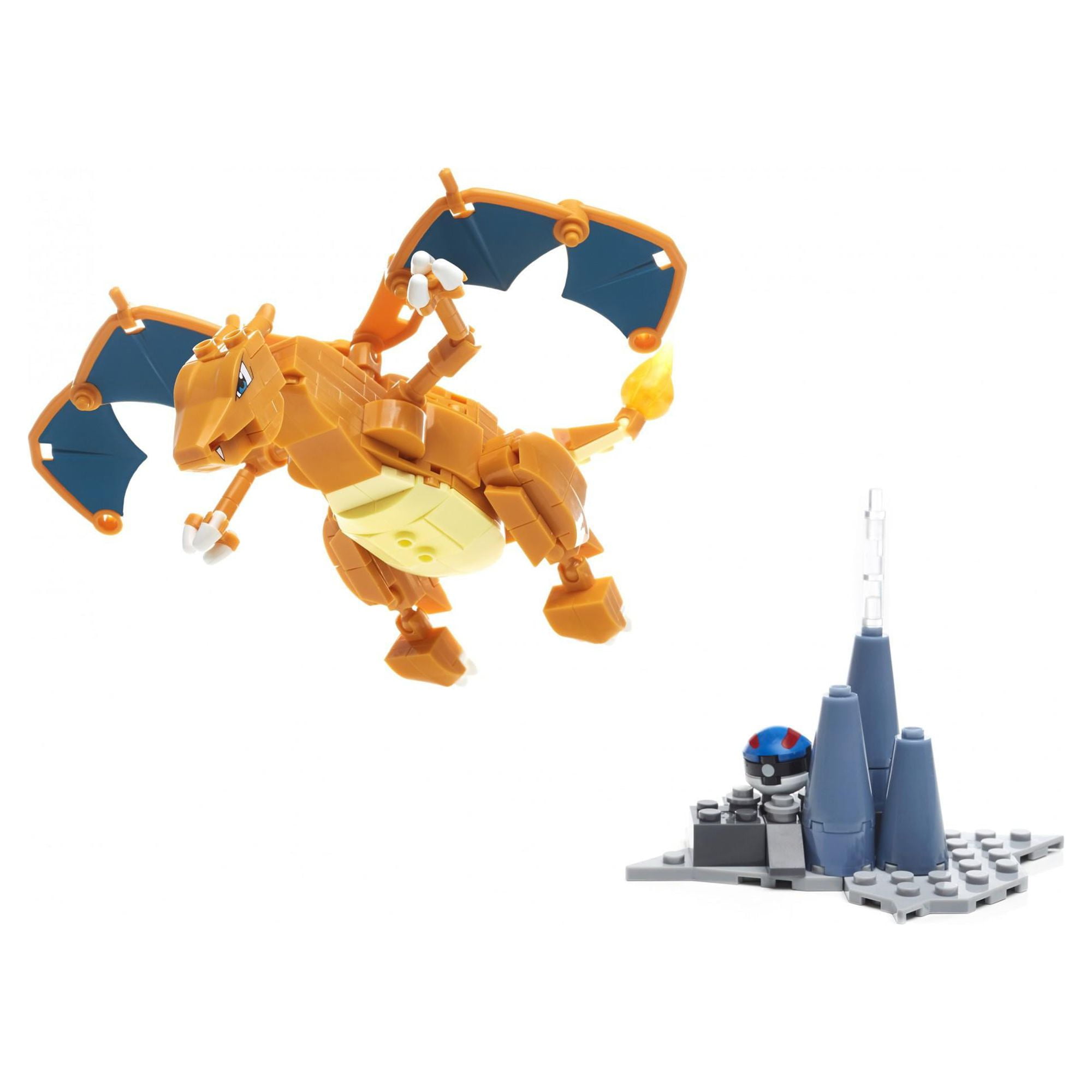 DRACAUFEU en briques Mega Construx Lego Un Pokémon Magnifique Charizard 