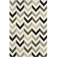 thumbnail image 2 of SAFAVIEH Cambridge Percival Geometric Wool Area Rug, Ivory/Black, 6' x 9', 2 of 12