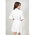 thumbnail image 3 of Vestido de manga amplia Roman Fashion /Juvenil, 125890 (Blanco) blanco G, 3 of 5