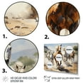thumbnail image 3 of Designart "Mustangs Cowboys Cowboy Wild painting" Cowboys Canvas Art Print, 3 of 5
