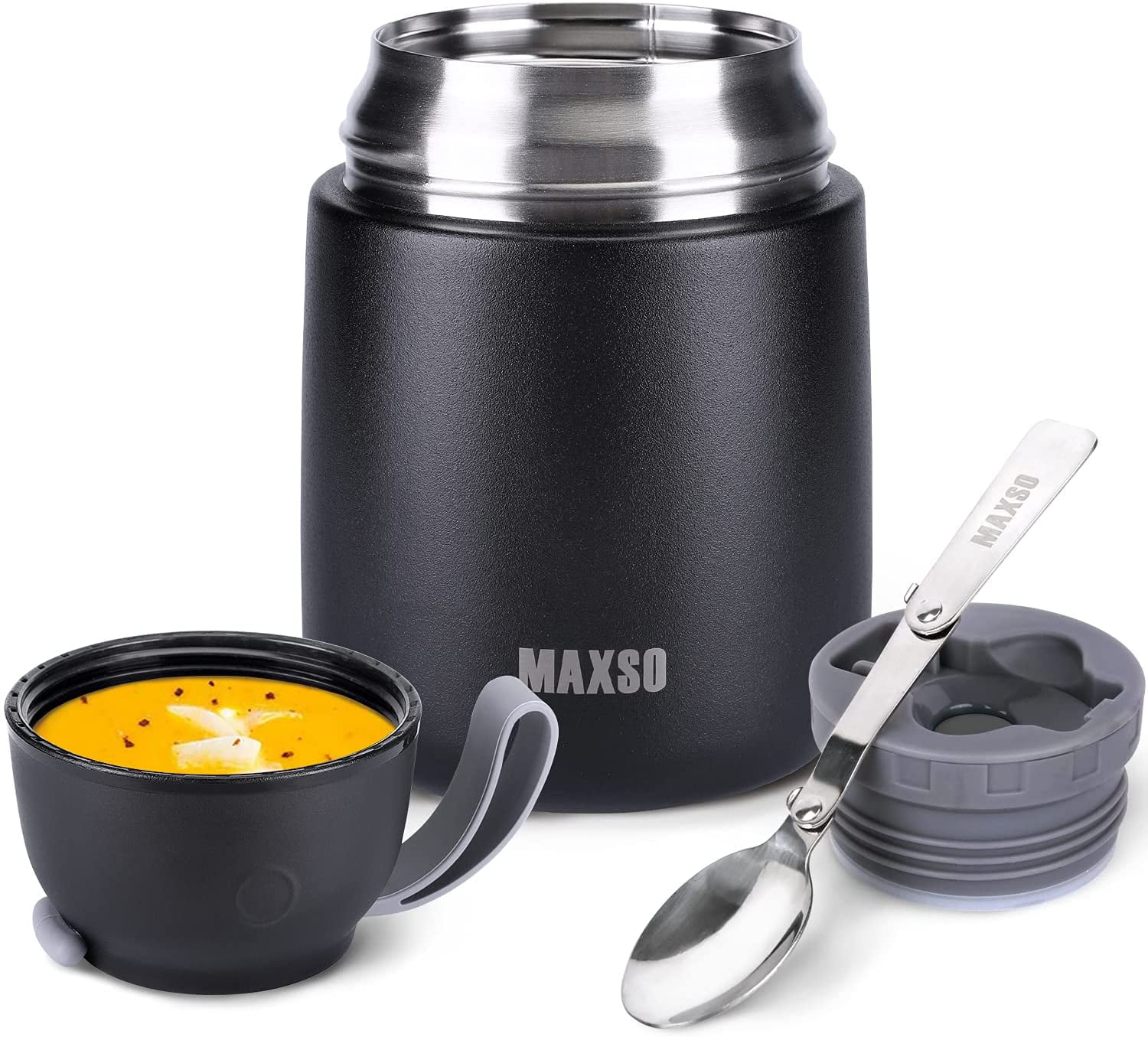 Insulated Lunch Container Hot Food Jar 17 Oz Stainless Steel Vacuum