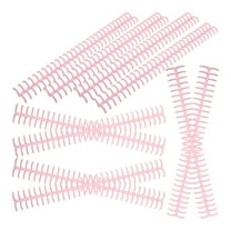 OUNONA 10 Pcs Binder Spine Inserts Plastic Comb Binding Spines Pink