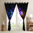thumbnail image 2 of Gaming 30%-50% Blackout Curtains Gamer Curtains for Living Room Gamer Gifts,Game Consoles Curtains Drapes Rainbow Smoke Window Curtains 2 Panels 2 Panels,(42Wx63L), 2 of 5