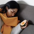 thumbnail image 4 of Rechargeable Hand Warmer Household Hand Warmer Avocado Hand Warmer 4000mah Dual-use USB Power Ban, 4 of 5