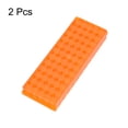 thumbnail image 2 of Soporte para tubos de ensayo de doble panel de 60 pocillos para tubos de centrifugado de 0.5ml/1.5ml/2ml color naranja, 2 piezas, 2 of 7