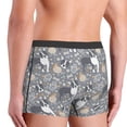 thumbnail image 4 of Bingfone Cute Dog And Flowers Men's Underwear - Casual Stretch Boxer Briefs-Medium, 4 of 7