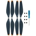 thumbnail image 4 of Piezas de mejora de hélice, 8 Uds., ventiladores de ala, liberación rápida, ligeros, de bajo ruido, accesorios , , cuadricóptero para , Borde naranja Hugo Puntales de ala, 4 of 7