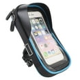 thumbnail image 1 of Water Proof Cycle Phone Front Frame Bag with Sunshade & Headphone Jack, Touch Screen Bike Bag for Outdoor, Dual Zipper Design for Easy Access, Organized Storage Space, 1 of 7