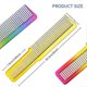 thumbnail image 2 of 2 Pieces Barber Clipper Combs, Anti-Static - Colorful and Gold, 2 of 5