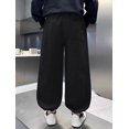 thumbnail image 6 of KAOOCXU Simple Trousers For Boy Printing Medium And Large Age Child Casual Sweatpants Wide Leg Pants Skin Friendly Hip Hop Streetwear, 6 of 7