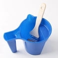thumbnail image 3 of 2 Pcs Roller Brush Holding Paint Cup New Material Convenient Construction  Plastic Paint Tray Paint Tool Set, 3 of 6