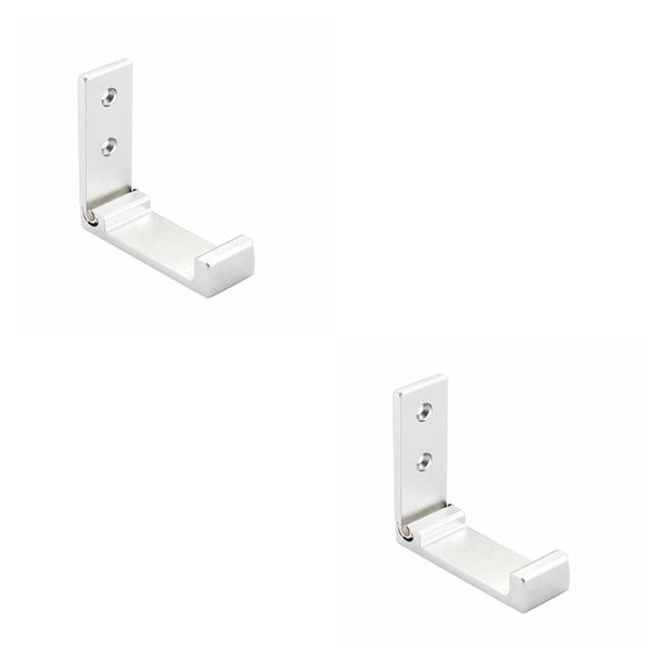 Inteprter Folding Hanging Hooks Aluminium Alloy Punch Free Rack Strong Foldable Bearing Towel Hanger Invisible for Bathroom Living Room Type6 NO6 Inteprter CBP259116