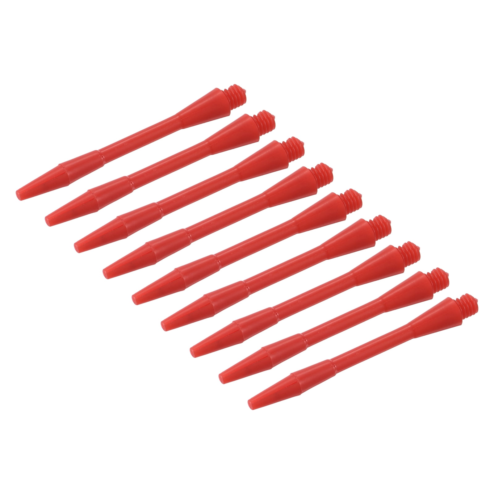 Uxcell 45mm Dart Shafts, 2BA Thread Plastic Dart Stems 9 Pack (Red