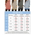 thumbnail image 5 of Spencer Women's Casual Loose Color Block Long Sleeve Sweatshirt Pullover Round Neck T Shirts Blouse Tops With Pockets "Pink,XL", 5 of 6